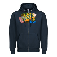 Navy sixth grade dude Zipper Hoodie - RanaPortraitStore