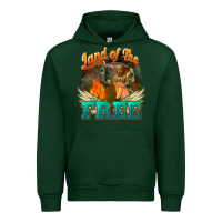 Forest Green land of the free Urban Hoodie - NancyCooperArtShop