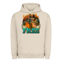 Pigment French Oak land of the free Urban Hoodie - NancyCooperArtShop
