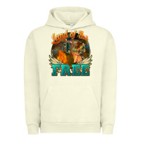 Pigment Pistachio land of the free Urban Hoodie - NancyCooperArtShop