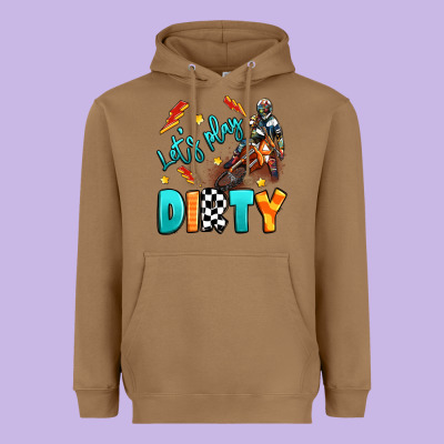 Let's Play Dirty Heavyweight Hoodie Designed By Artiststas