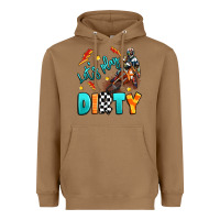 Toasted Coconut let's play dirty Heavyweight Hoodie - Artiststas