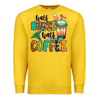 Lemon half nurse half coffee Premium Sweatshirt - Jasminsmagicworld