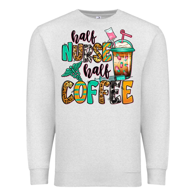 Half Nurse Half Coffee Premium Sweatshirt by Jasminsmagicworld | Teevron