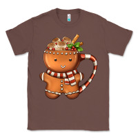 Chestnut Gingerbread Cookie Man Hot Cocoa Coffee Classic Tee - FaDigitalArtStudio