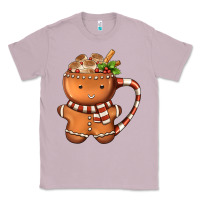 Lilac Gingerbread Cookie Man Hot Cocoa Coffee Classic Tee - FaDigitalArtStudio