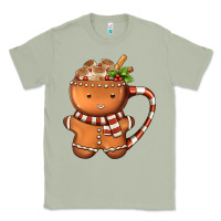 Matcha Gingerbread Cookie Man Hot Cocoa Coffee Classic Tee - FaDigitalArtStudio