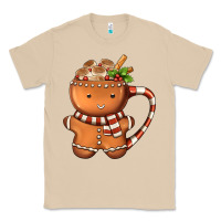 Mushroom Gingerbread Cookie Man Hot Cocoa Coffee Classic Tee - FaDigitalArtStudio