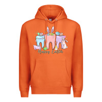 Carrot happy easter teeth Premium Hoodie - MaliasSmallBusiness