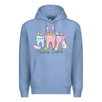Colony Blue happy easter teeth Premium Hoodie - MaliasSmallBusiness