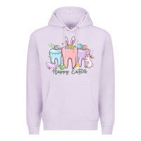 Lilac happy easter teeth Premium Hoodie - MaliasSmallBusiness