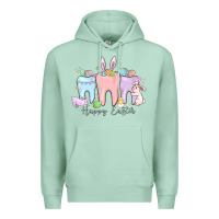Seafoam happy easter teeth Premium Hoodie - MaliasSmallBusiness