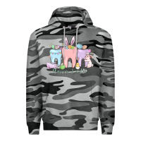 Slate Camo happy easter teeth Premium Hoodie - MaliasSmallBusiness