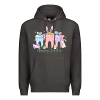 Smoke happy easter teeth Premium Hoodie - MaliasSmallBusiness
