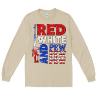 Mushroom red white and pew pew pew Long Sleeve Tee - texasbilliewilder
