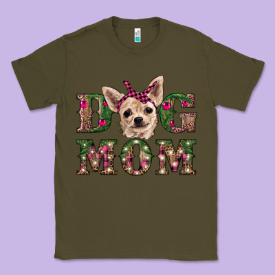 Christmas Dog Mom Chihuahua Classic Tee Designed By Ranaportraitstore