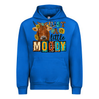 Cobalt just a little moody with cow Urban Hoodie - NancyCooperArtShop