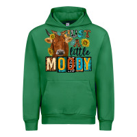 Emerald just a little moody with cow Urban Hoodie - NancyCooperArtShop
