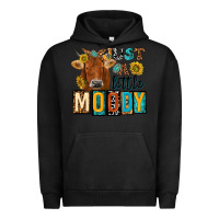 Pigment Black just a little moody with cow Urban Hoodie - NancyCooperArtShop