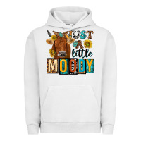 Pigment Lunar Rock just a little moody with cow Urban Hoodie - NancyCooperArtShop