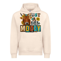 Sandshell just a little moody with cow Urban Hoodie - NancyCooperArtShop