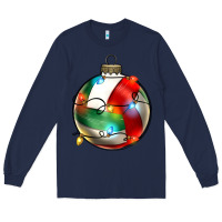 Navy christmas  volleyball Long Sleeve Tee - Zillion Design Studio