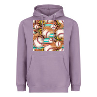 Lavender baseball leopard sunflower seamless pattern Heavyweight Hoodie - JahusDesignShop