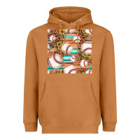 Meerkat baseball leopard sunflower seamless pattern Heavyweight Hoodie - JahusDesignShop