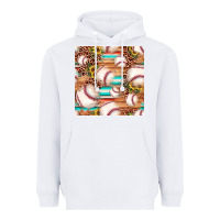 White baseball leopard sunflower seamless pattern Heavyweight Hoodie - JahusDesignShop