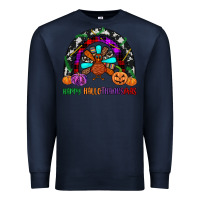 Navy happy hallothanksmas Premium Sweatshirt - JahusDesignShop