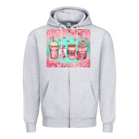 Heather Grey best mom ever coffee cups Zipper Hoodie - Zillion Design Studio