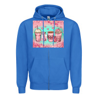 True Royal best mom ever coffee cups Zipper Hoodie - Zillion Design Studio