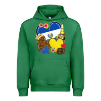 Emerald el salvador hearts Urban Hoodie - NancyCooperArtShop