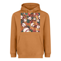 Meerkat baseball leopard seamless pattern Heavyweight Hoodie - JahusDesignShop