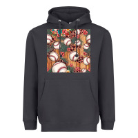 Smoke baseball leopard seamless pattern Heavyweight Hoodie - JahusDesignShop