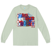 Matcha red white boozy billie wilder Long Sleeve Tee - texasbilliewilder