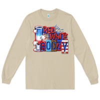 Mushroom red white boozy billie wilder Long Sleeve Tee - texasbilliewilder