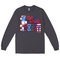 Smoke red white boozy billie wilder Long Sleeve Tee - texasbilliewilder