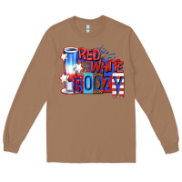 Toasted Coconut red white boozy billie wilder Long Sleeve Tee - texasbilliewilder