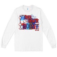 White red white boozy billie wilder Long Sleeve Tee - texasbilliewilder