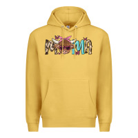 Antique Gold mama cow Premium Hoodie - MaliasSmallBusiness