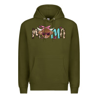 Army Green mama cow Premium Hoodie - MaliasSmallBusiness