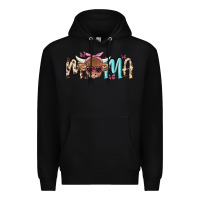 Black mama cow Premium Hoodie - MaliasSmallBusiness