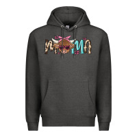 Charcoal Heather mama cow Premium Hoodie - MaliasSmallBusiness