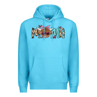 Ocean Blue mama cow Premium Hoodie - MaliasSmallBusiness