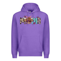Purple mama cow Premium Hoodie - MaliasSmallBusiness