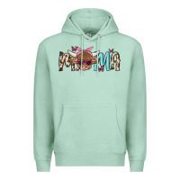Seafoam mama cow Premium Hoodie - MaliasSmallBusiness