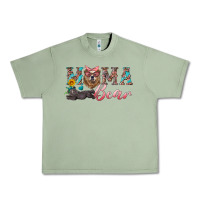 Oil Green mama bear with mama and baby Urban Heavy Tee - Artiststas