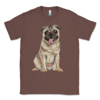 Chestnut pug Classic Tee - RanaPortraitStore