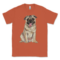 Copper pug Classic Tee - RanaPortraitStore